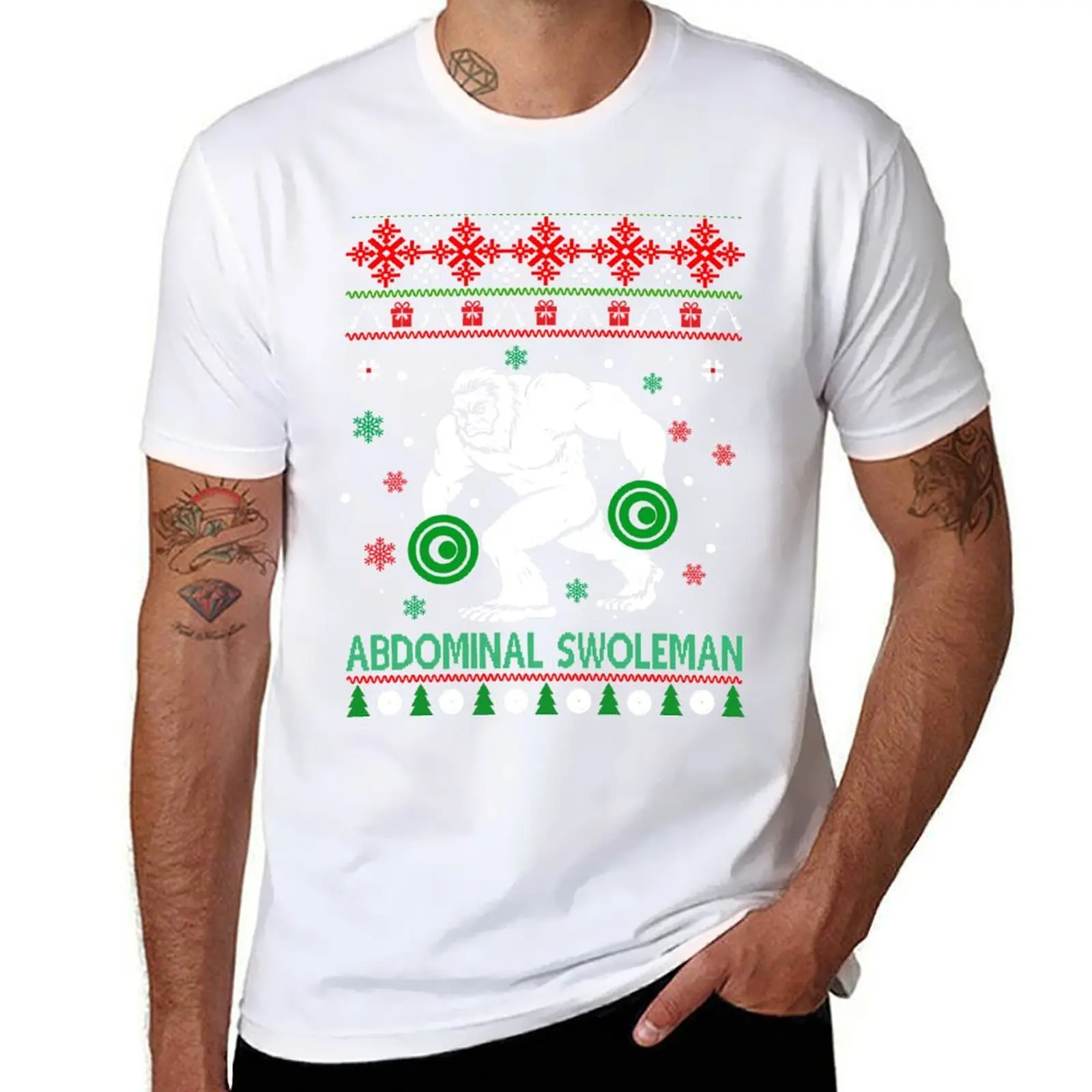 Abdominal Swoleman Christmas Ugly Sweater T-Shirt t shirts for man cotton soft t shirt man designer T-Shirt
Abdominal Swoleman Christmas Ugly Sweater T-Shirt t shirts for man cotton soft t shirt man designer T-Shirt