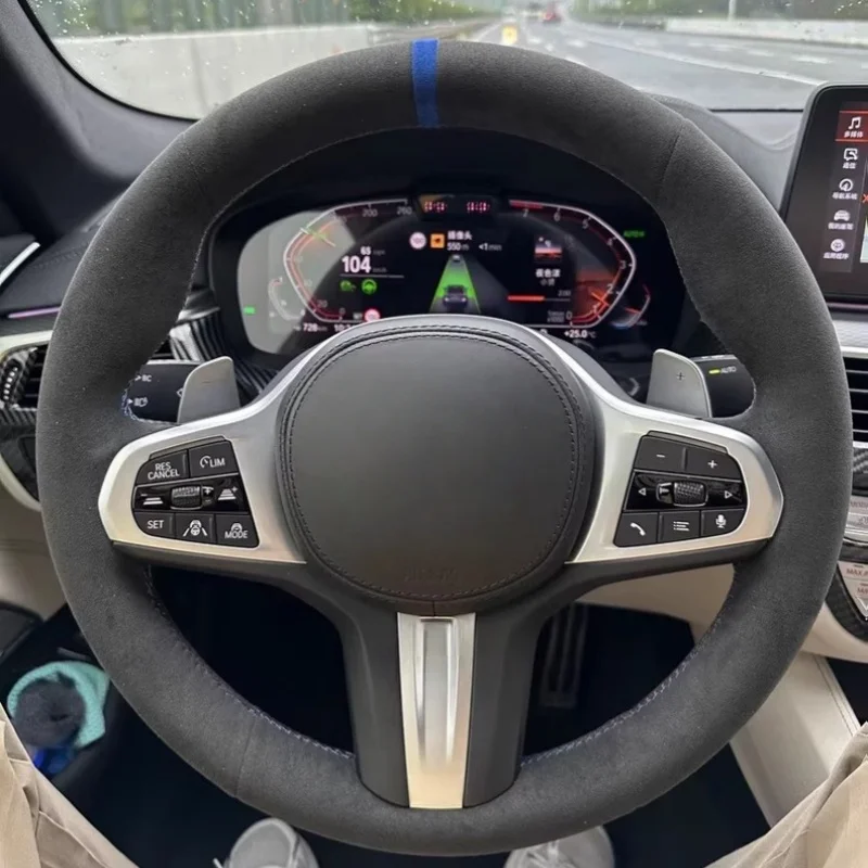Car Steering Wheel Weaving Suede Lavida 5 Series X1 X2 X3 6 Series 525li 320liAccessories Steering Wheel Cover For BMW 3 Series
Car Steering Wheel Weaving Suede Lavida 5 Series X1 X2 X3 6 Series 525li 320liAccessories Steering Wheel Cover For BMW 3 Series