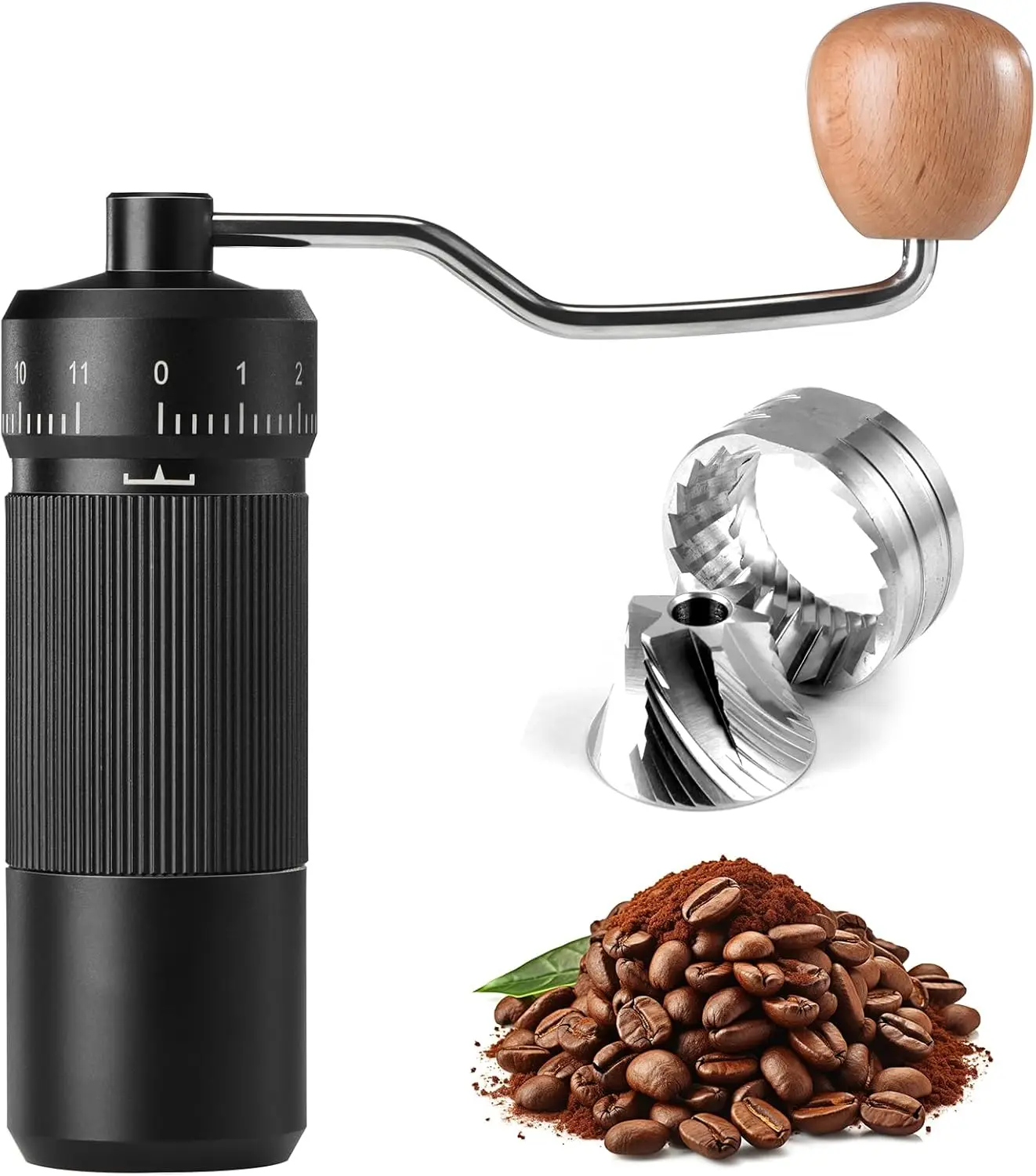 Portable Manual Coffee Grinder with Stainless Steel Conical Burr, 25g Capacity for Travel and Office
Portable Manual Coffee Grinder with Stainless Steel Conical Burr, 25g Capacity for Travel and Office