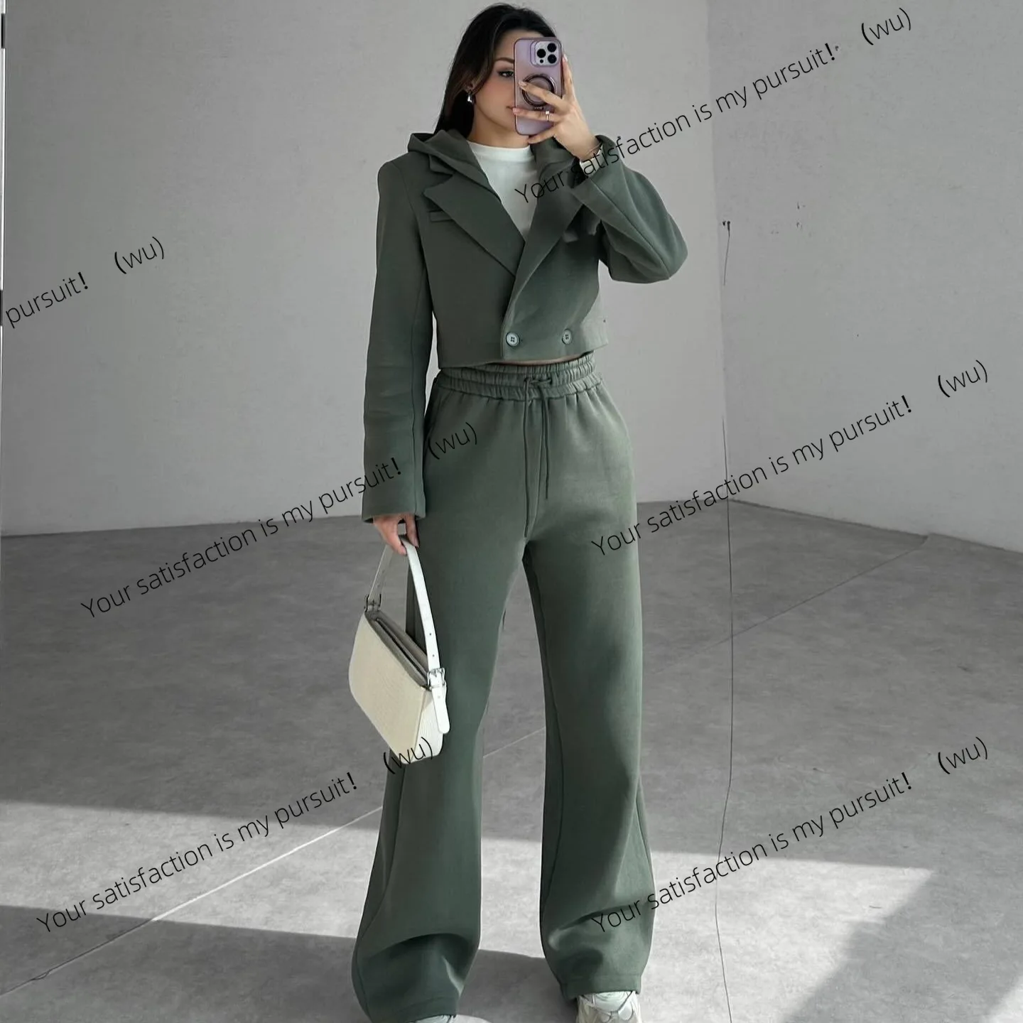 ZOCI-Женский маленький костюм с короткими лацканами, темпераментный пригородный комплект из двух предметов
ZOCI-Женский маленький костюм с короткими лацканами, темпераментный пригородный комплект из двух предметов