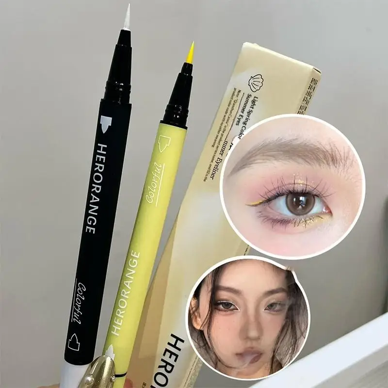 【WHB】Head Pearlescent Matte Colorful Eyeliner Lying Silkworm Pen Waterproof Lasting Yellow Blue Eye Makeup Nature Eye Liner
【WHB】Head Pearlescent Matte Colorful Eyeliner Lying Silkworm Pen Waterproof Lasting Yellow Blue Eye Makeup Nature Eye Liner