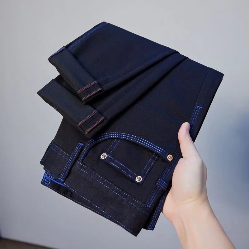 New Spring/Autumn Fashion Solid Color Classic Retro Straight Leg Jeans Men's Casual Sports Stretch High Quality Jeans 28-36
New Spring/Autumn Fashion Solid Color Classic Retro Straight Leg Jeans Men's Casual Sports Stretch High Quality Jeans 28-36