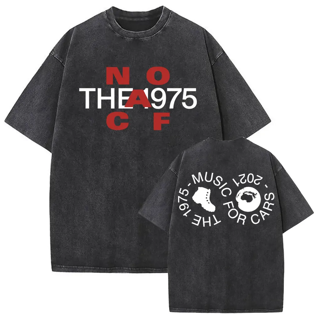 Washed Vintage The 1975 Music for Cars Graphic T-shirt Men Women Rock Oversized T Shirts Male Hip Hop Fashion Trend Streetwear
Washed Vintage The 1975 Music for Cars Graphic T-shirt Men Women Rock Oversized T Shirts Male Hip Hop Fashion Trend Streetwear