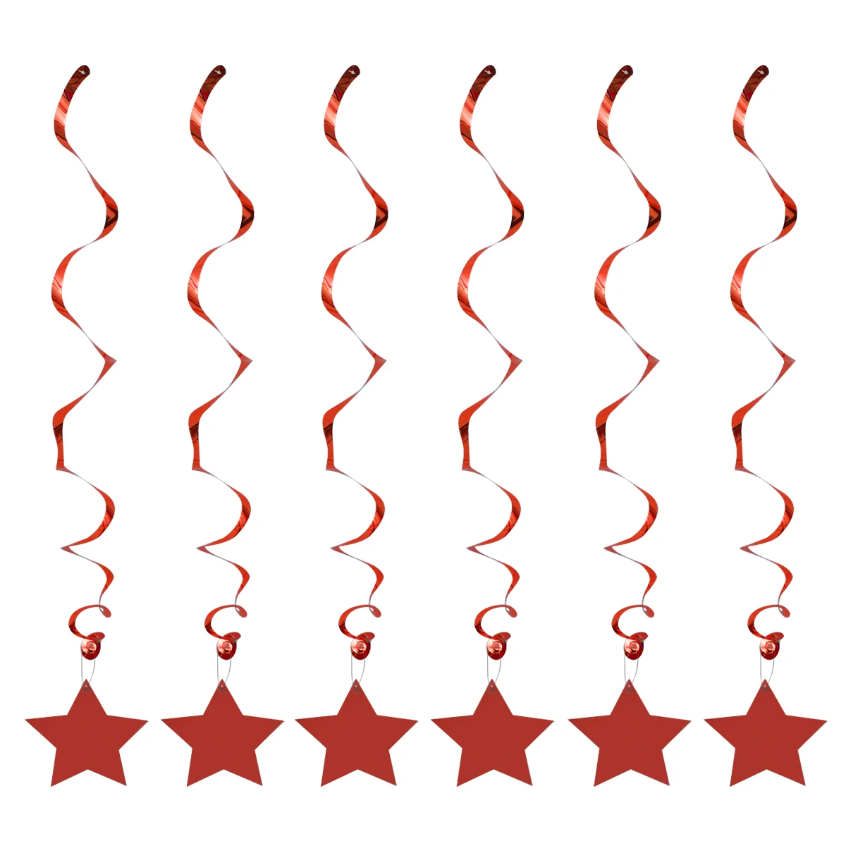 6 Pcs Plastic Hanger Party Swirls Hanging Decorations Star Ceiling Pantegram Shaped Spiral Ornaments
6 Pcs Plastic Hanger Party Swirls Hanging Decorations Star Ceiling Pantegram Shaped Spiral Ornaments