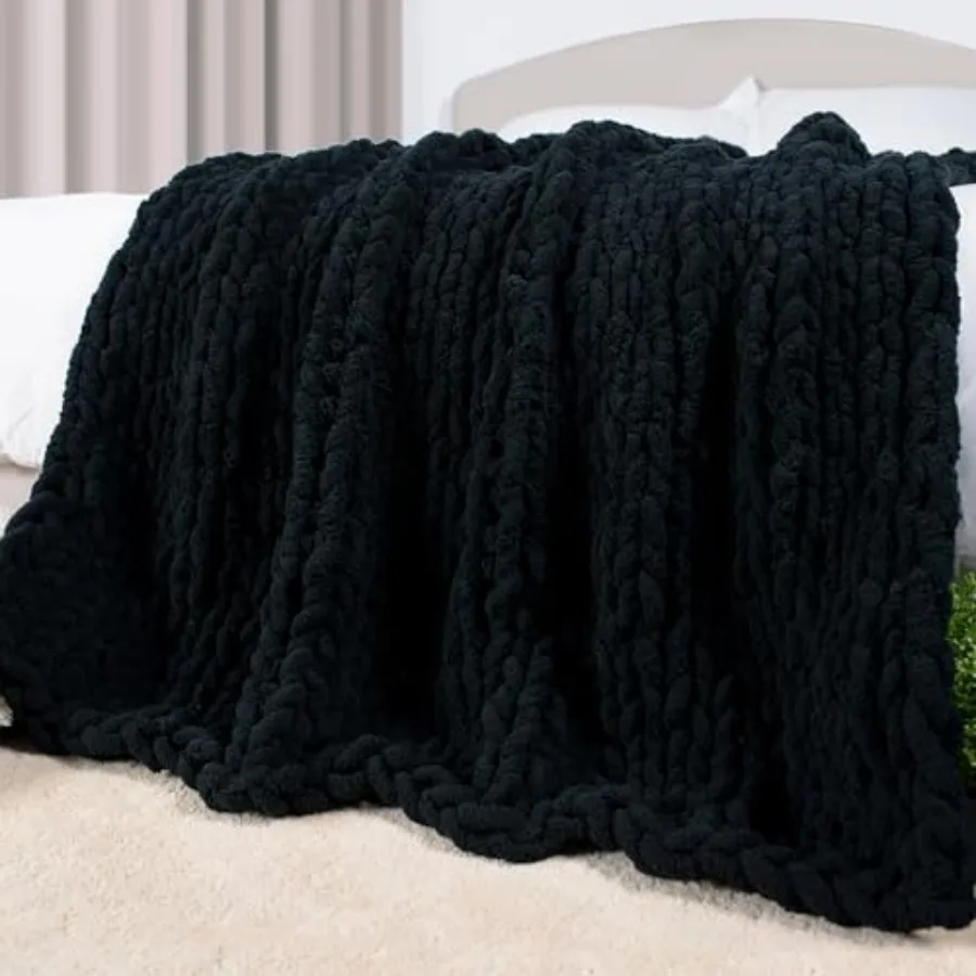 Chunky Knit Throw Blanket, 100% Hand Made Large Chenille Loop Yarn Soft Fluffy Throws for Couch Sofa Bed, Big Crochet Cozy Heav
Chunky Knit Throw Blanket, 100% Hand Made Large Chenille Loop Yarn Soft Fluffy Throws for Couch Sofa Bed, Big Crochet Cozy Heav
