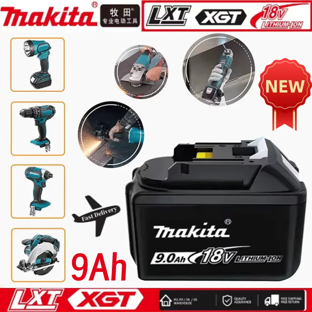 recargable Li-ion baterías Makita 18V 9AH 9000mAh batería de iones de litio cargador para BL1860B BL1850 BL1830 BL1815 LXT400
recargable Li-ion baterías Makita 18V 9AH 9000mAh batería de iones de litio cargador para BL1860B BL1850 BL1830 BL1815 LXT400