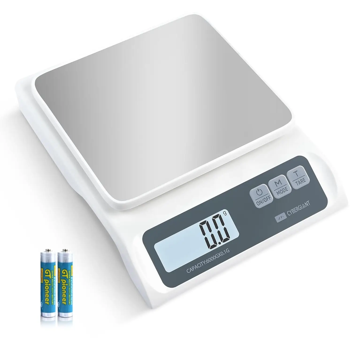 13lb/0.1g Precision Digital Food Scale - Stainless Steel Platform & LCD Display for Kitchen, Baking, Espresso Coffee
13lb/0.1g Precision Digital Food Scale - Stainless Steel Platform & LCD Display for Kitchen, Baking, Espresso Coffee