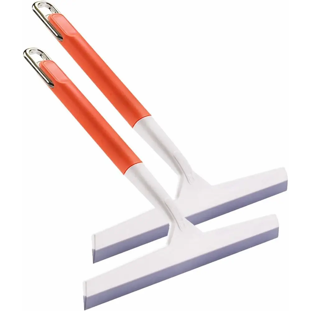 11.5 Silicone Squeegee with Orange Non-Slip Handle for Windshield, Shower, Glass, and Countertop Cleaning - 2 Pack
11.5 Silicone Squeegee with Orange Non-Slip Handle for Windshield, Shower, Glass, and Countertop Cleaning - 2 Pack