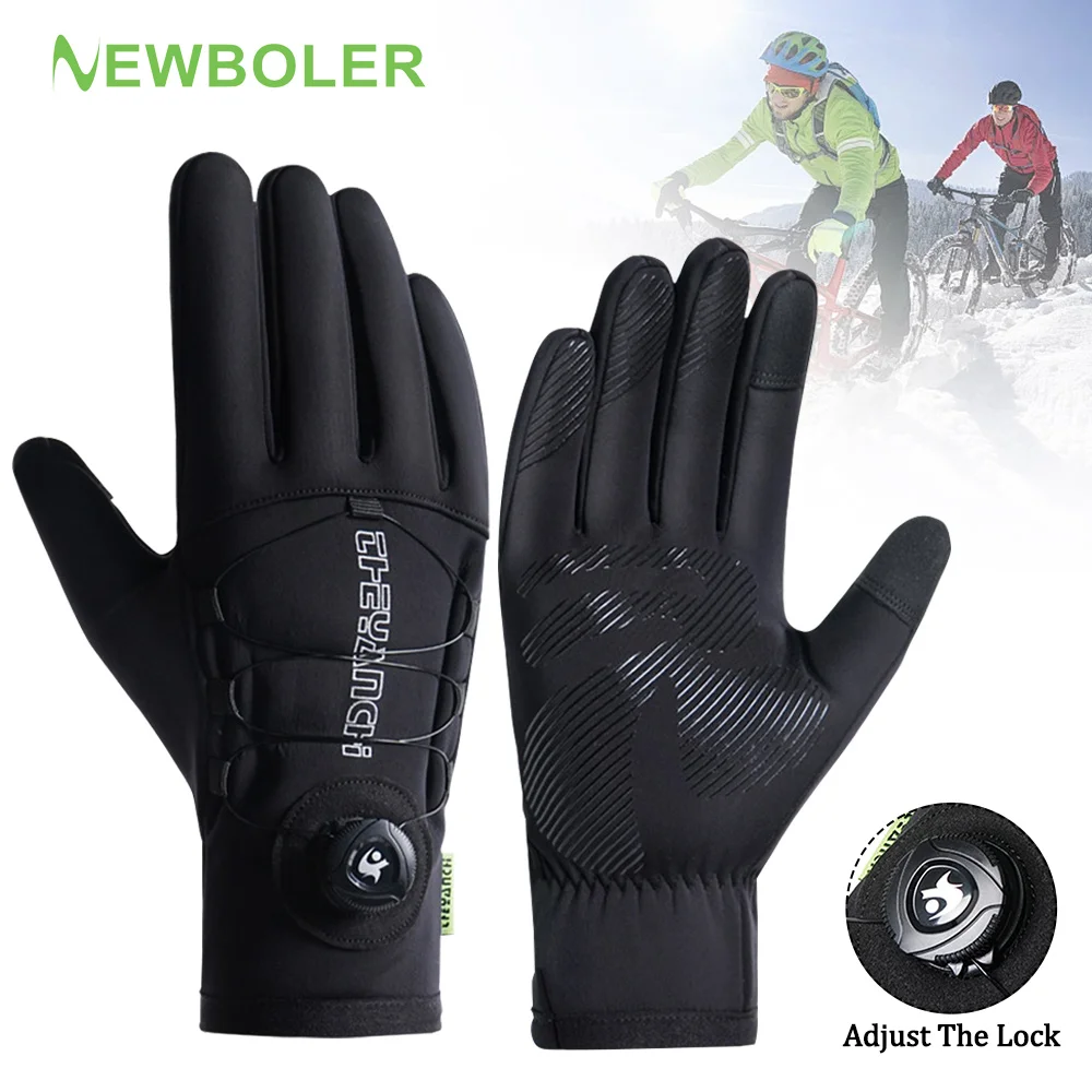 NEWBOLER Men Winter Waterproof Cycling Gloves Thermal Full Finger Touch Screen Fleece Gloves Non-slip Warm Windproof Motorcycle
NEWBOLER Men Winter Waterproof Cycling Gloves Thermal Full Finger Touch Screen Fleece Gloves Non-slip Warm Windproof Motorcycle