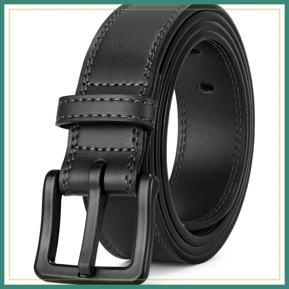 Men's Metal Free Belt Hypoallergenic Leather for Jeans Dress Nickle Free TSA Belt with Black Buckle
Men's Metal Free Belt Hypoallergenic Leather for Jeans Dress Nickle Free TSA Belt with Black Buckle