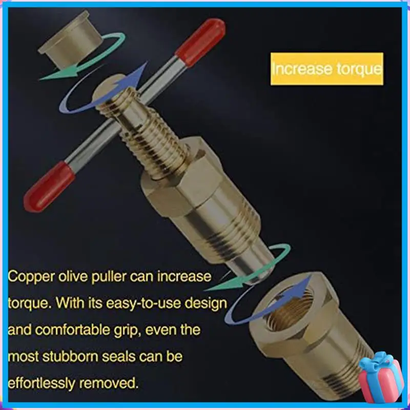 Discount 1 PCS Compression Valve Removal Tool Gold Copper For Olive Puller With Diameters Of 1/2 Inch &3/4 Inches Ferrule
Discount 1 PCS Compression Valve Removal Tool Gold Copper For Olive Puller With Diameters Of 1/2 Inch &3/4 Inches Ferrule