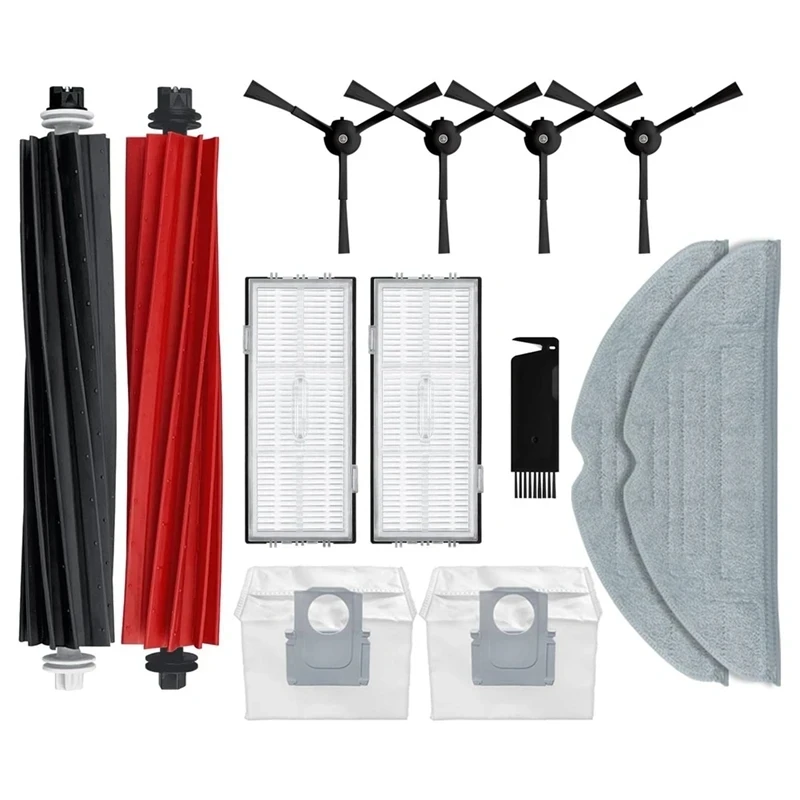 Сменные аксессуары, совместимые с Roborock S8 Pro Ultra аксессуары для робота-пылесоса, двойная роликовая щетка, фильтр НЕРА
Сменные аксессуары, совместимые с Roborock S8 Pro Ultra аксессуары для робота-пылесоса, двойная роликовая щетка, фильтр НЕРА