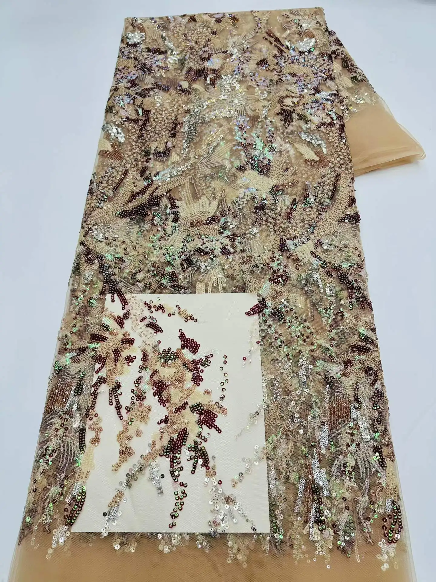 SJ Lace French Tulle Lace African Bridal Lace Fabric 2026 Sequins Embroidery Lace Nigerian Groom High Quality Lace for Wedding
SJ Lace French Tulle Lace African Bridal Lace Fabric 2026 Sequins Embroidery Lace Nigerian Groom High Quality Lace for Wedding
