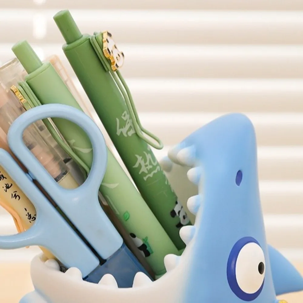 Study Room Cartoon Shark Pen Holder Creative Novelty Resin Pen Holder Desktop Decoration Cute Stationery Storage Box Daily
Study Room Cartoon Shark Pen Holder Creative Novelty Resin Pen Holder Desktop Decoration Cute Stationery Storage Box Daily