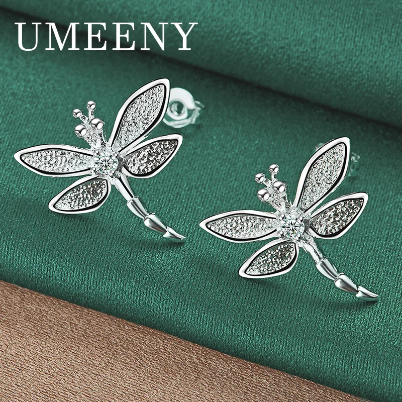 Luxury 925 Sterling Silver Fashion Exquisite Dragonfly Earrings Women Wedding Accessories Fashion Jewelry
Luxury 925 Sterling Silver Fashion Exquisite Dragonfly Earrings Women Wedding Accessories Fashion Jewelry