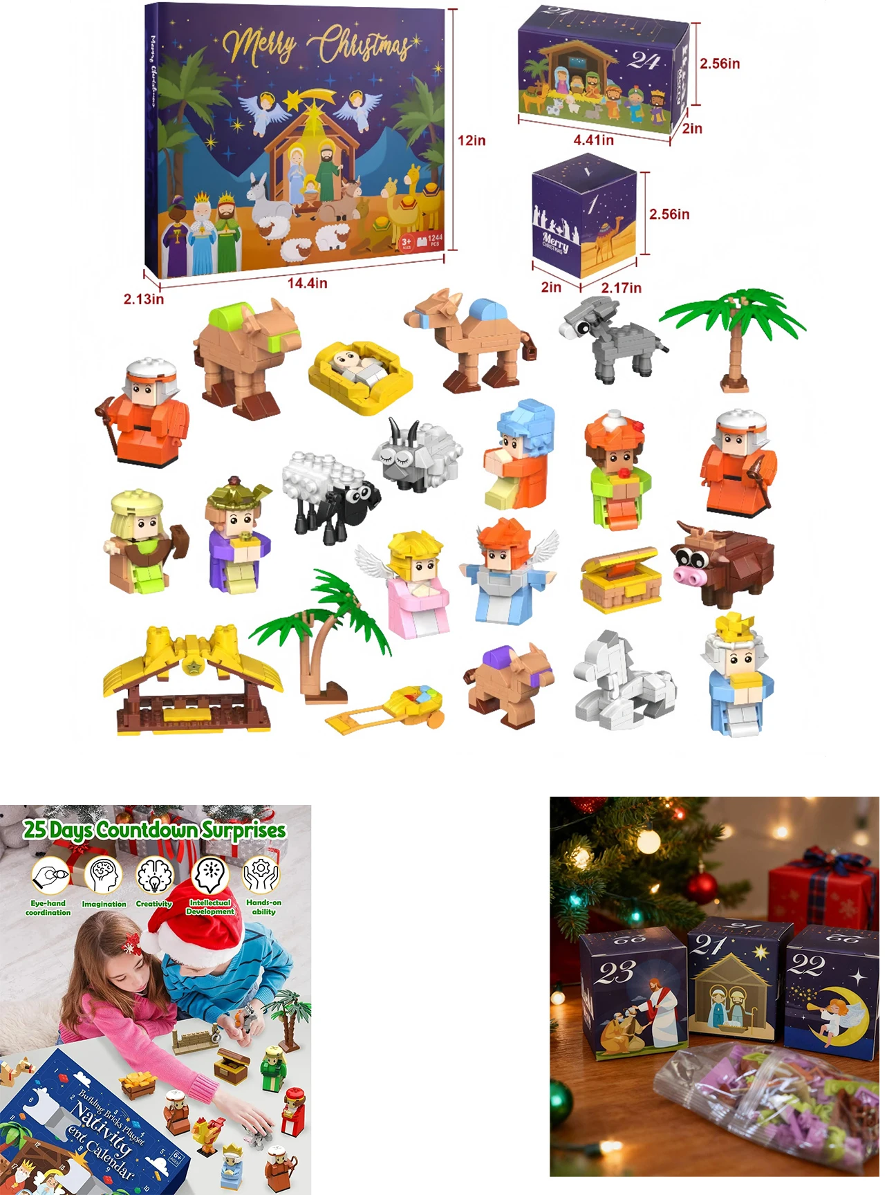 Рождественский адвент-календарь, связывающая коробка, Сюрприз, сделай сам, Иисус, строительные блоки, 24 дня, Рождественская игрушка с обратным отсчетом Иисуса, Рождественский подарок для детей
Рождественский адвент-календарь, связывающая коробка, Сюрприз, сделай сам, Иисус, строительные блоки, 24 дня, Рождественская игрушка с обратным отсчетом Иисуса, Рождественский подарок для детей