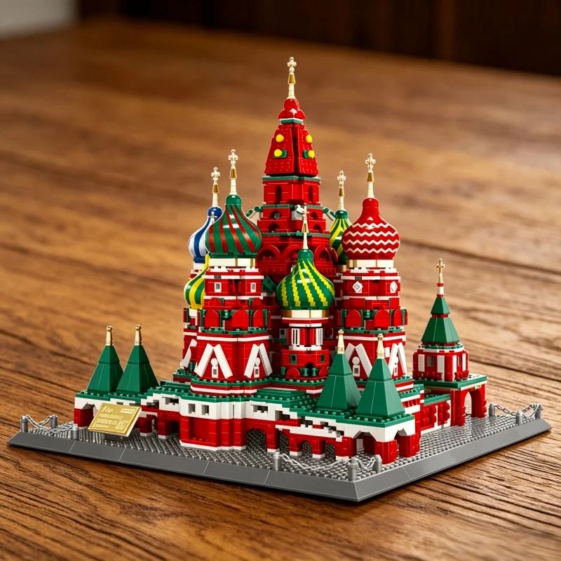 3213Pcs Moscow Cathedral Russian Architecture Assembly Model Building Blocks Moc Educational Toys Holiday Gifts for Adults
3213Pcs Moscow Cathedral Russian Architecture Assembly Model Building Blocks Moc Educational Toys Holiday Gifts for Adults