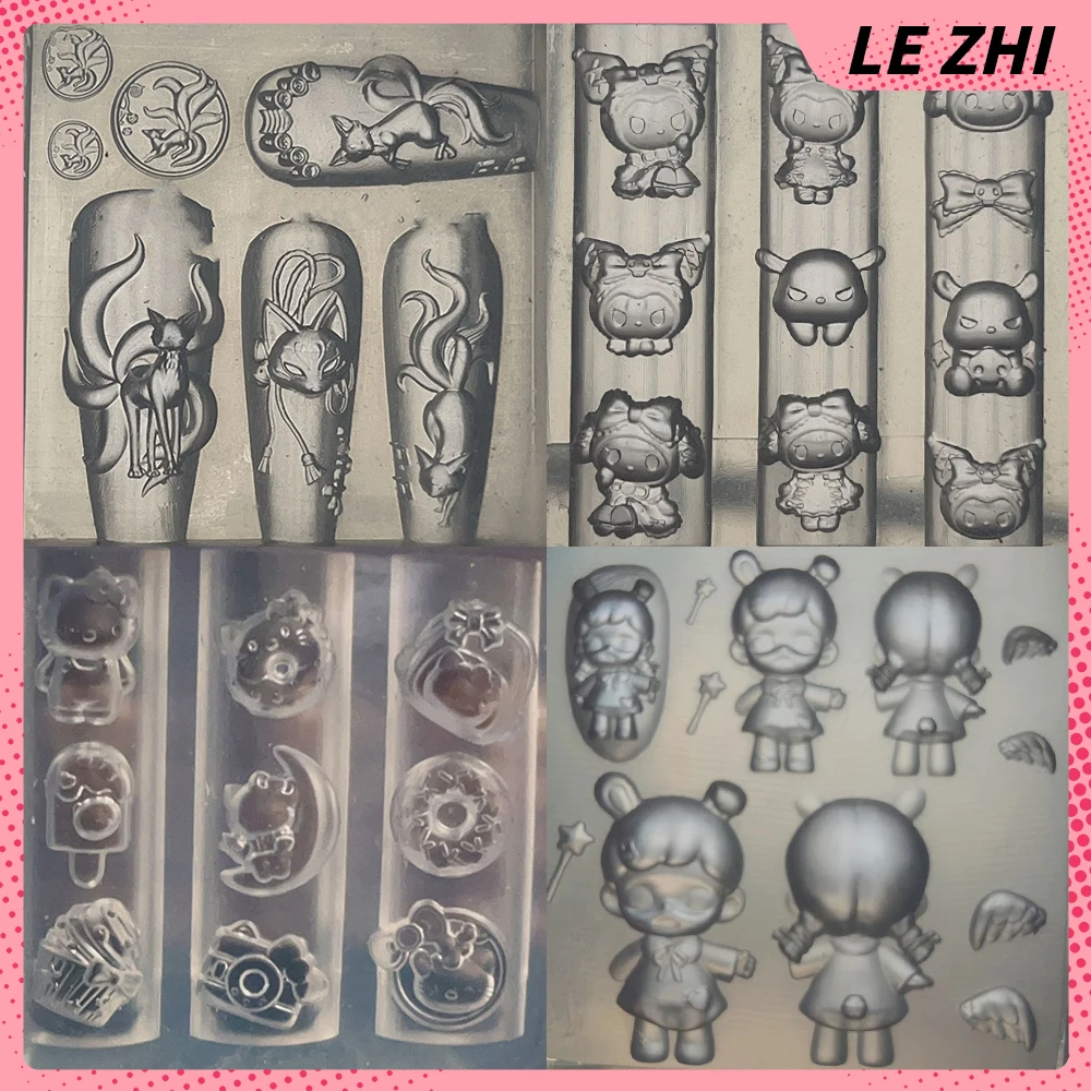 Cartoon Anime Hello Kitty My Melody Kuromi Mold Nail Art Decorations Diy Fox Flowers Bowknot Snake Silicone Nail Art Mold
Cartoon Anime Hello Kitty My Melody Kuromi Mold Nail Art Decorations Diy Fox Flowers Bowknot Snake Silicone Nail Art Mold