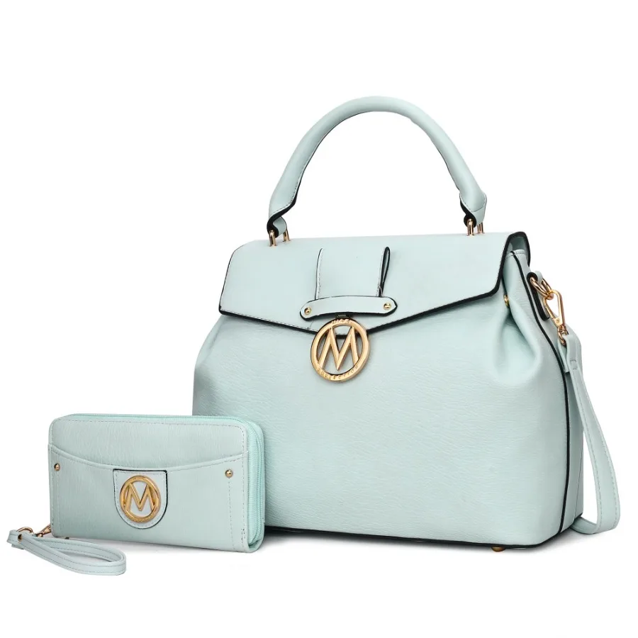 Сумка-кошелек MKF Collection Aurora Satchel на плечо, темно-синяя, из высококачественной кожи, с элегантным дизайном, для повседневного использования
Сумка-кошелек MKF Collection Aurora Satchel на плечо, темно-синяя, из высококачественной кожи, с элегантным дизайном, для повседневного использования