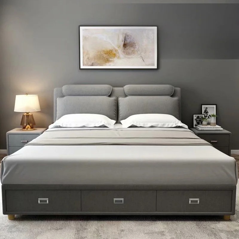 Modern European Designs Double Storage Bed King Queen Size With Drawer Ottoman Velvet Fabric Bed
Modern European Designs Double Storage Bed King Queen Size With Drawer Ottoman Velvet Fabric Bed