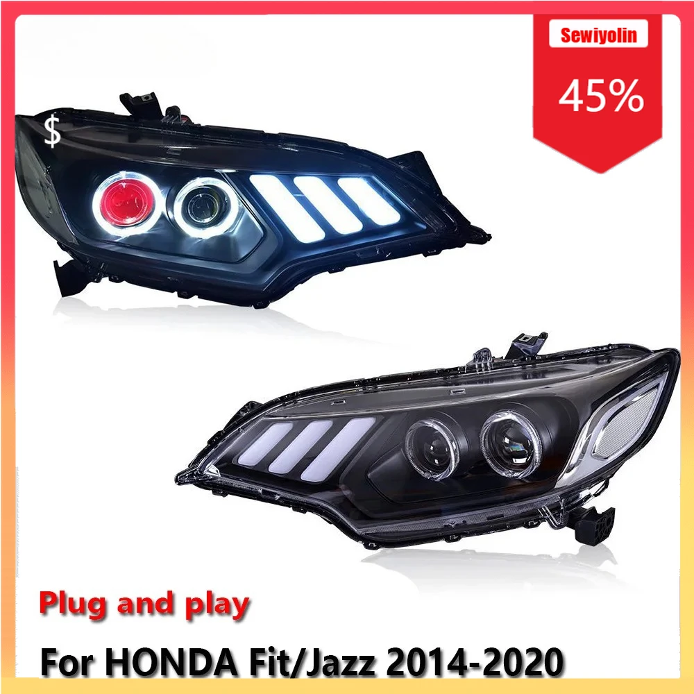 Car LED Headlight Automobile Parts For HONDA Fit / Jazz 2014-2020 Fog DRL Brake Turn Signal Lamp Plug and Play
Car LED Headlight Automobile Parts For HONDA Fit / Jazz 2014-2020 Fog DRL Brake Turn Signal Lamp Plug and Play
