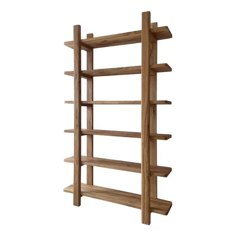 Pure solid wood custom bookshelf log design simple storage rack home living room multi-functional shelf display shelf
Pure solid wood custom bookshelf log design simple storage rack home living room multi-functional shelf display shelf