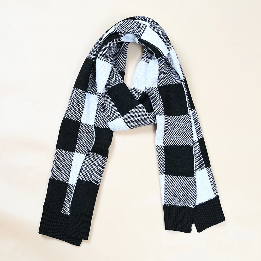 Soft Warm Fashionable Unisex Winter Scarf Shawl Versatile Color Woven Neck Warmer Korean Style Rectangle Plaid Design
Soft Warm Fashionable Unisex Winter Scarf Shawl Versatile Color Woven Neck Warmer Korean Style Rectangle Plaid Design