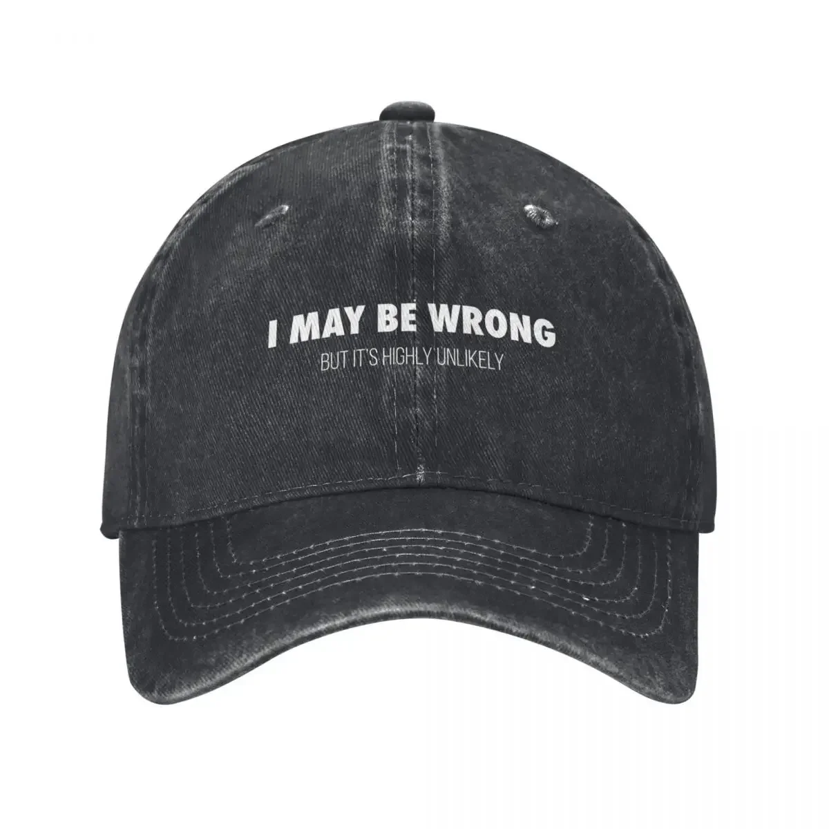 I May Be Wrong but its highly unlikely Baseball Cap New Hat Anime Hat For Women Men's
I May Be Wrong but its highly unlikely Baseball Cap New Hat Anime Hat For Women Men's