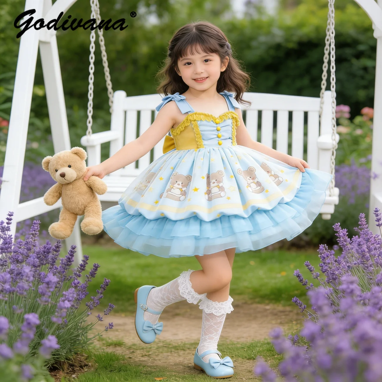 Baby Girls 2026 Summer New Lolita Suspender Princess Dress Childrens Cute Cartoon Print Lace Mesh Patchwork Bow Casual Dress
Baby Girls 2026 Summer New Lolita Suspender Princess Dress Childrens Cute Cartoon Print Lace Mesh Patchwork Bow Casual Dress