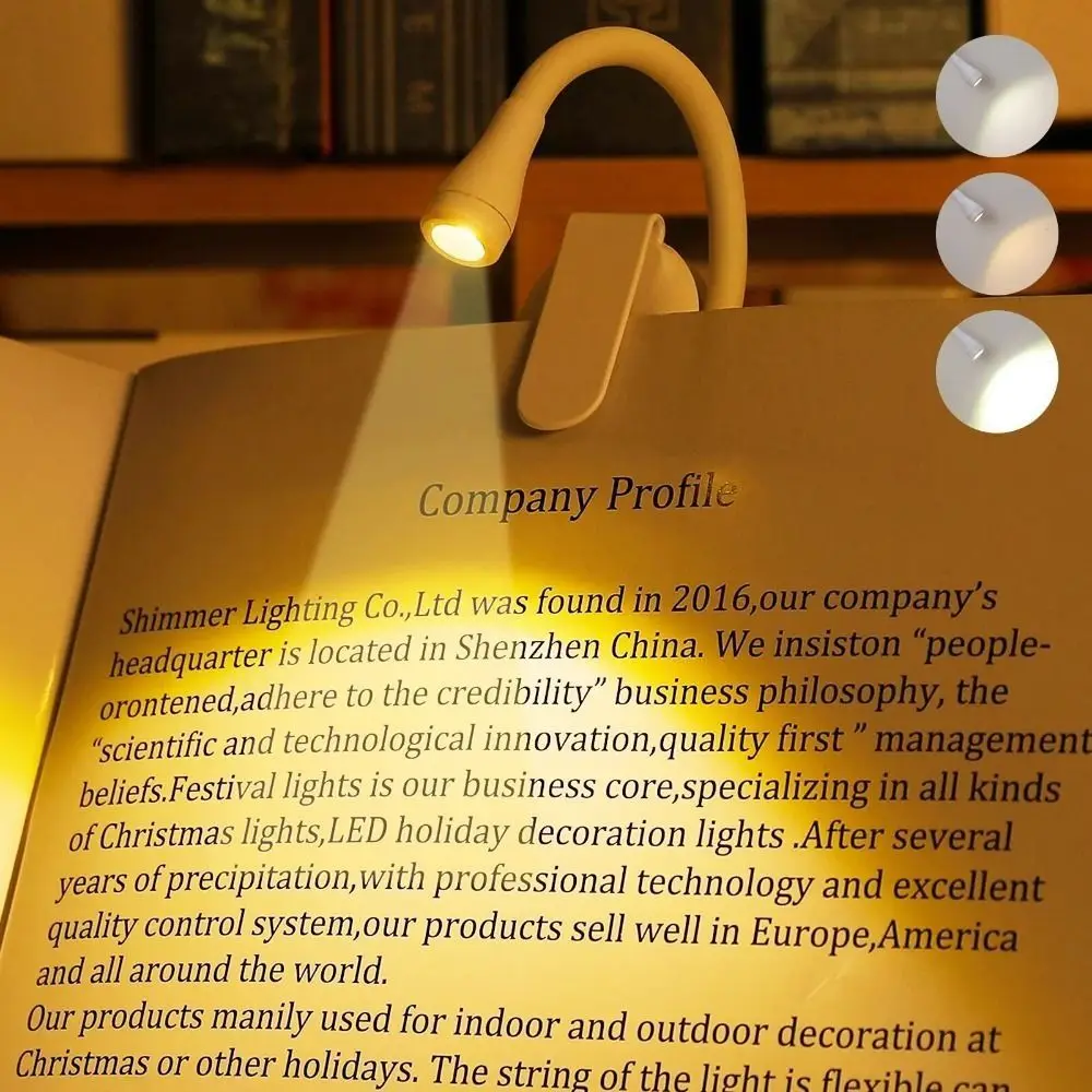 Booklight Dimmable Mini LED Night Light 360° Flip 3-color Stepless Book Lamps Flexible Plastic Clip-On Study Desk Lamp Study
Booklight Dimmable Mini LED Night Light 360° Flip 3-color Stepless Book Lamps Flexible Plastic Clip-On Study Desk Lamp Study