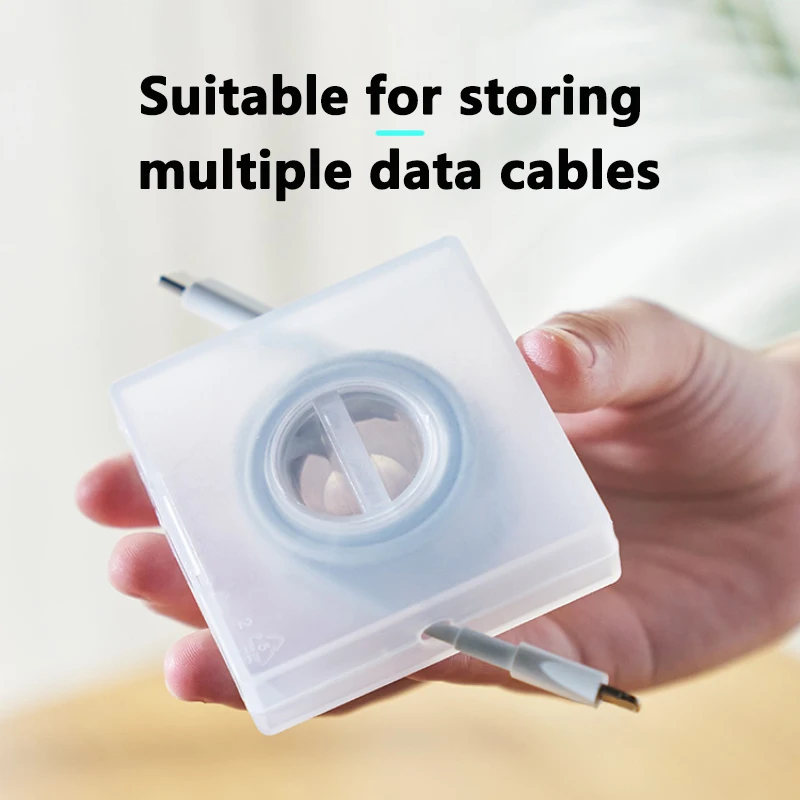 Portable Transparent Cable Organizer Cord Management Usb Cable Winder Retractable Phone Holder Charger Wire Storage Protector
Portable Transparent Cable Organizer Cord Management Usb Cable Winder Retractable Phone Holder Charger Wire Storage Protector