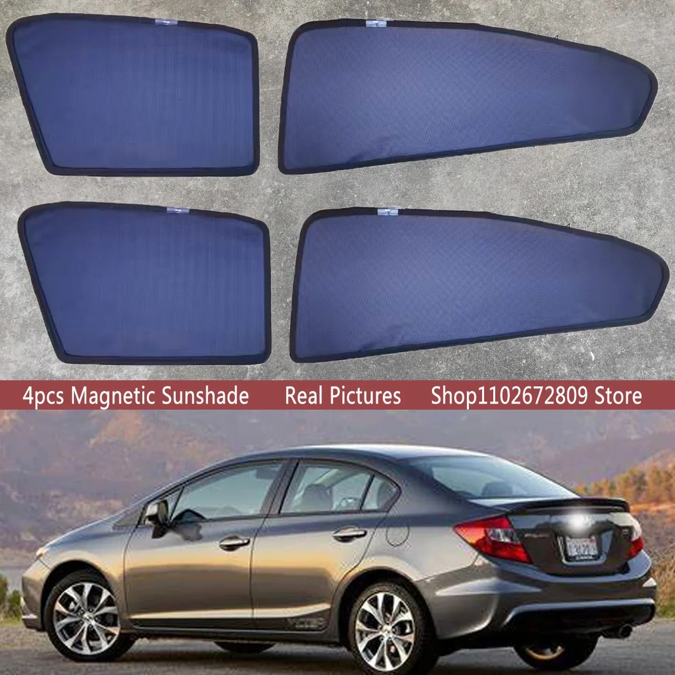 Magnetic Car Sunshade Shield Front Windshield Frame Curtain Sun Shades For Honda Civic Sedan 9th GEN 2011 - 2015 Accessories
Magnetic Car Sunshade Shield Front Windshield Frame Curtain Sun Shades For Honda Civic Sedan 9th GEN 2011 - 2015 Accessories