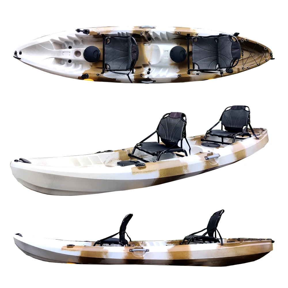 Canoe for 2 or 3 Person Sit on Top Sea Plastic tandem Fishing Boat Kayak
Canoe for 2 or 3 Person Sit on Top Sea Plastic tandem Fishing Boat Kayak