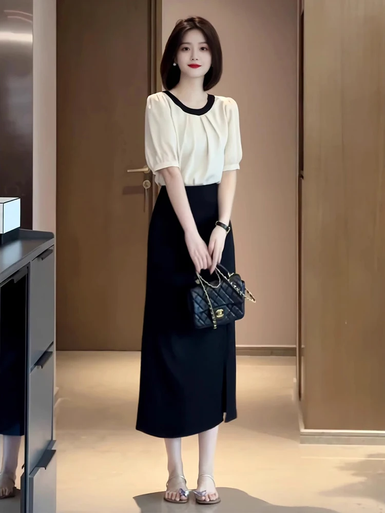 Faionable Youthful Summer Outfit Комплект с юбкой Ele ort Sve round Ne Комплект из двух предметов для женщин в нее 20-х годов
Faionable Youthful Summer Outfit Комплект с юбкой Ele ort Sve round Ne Комплект из двух предметов для женщин в нее 20-х годов