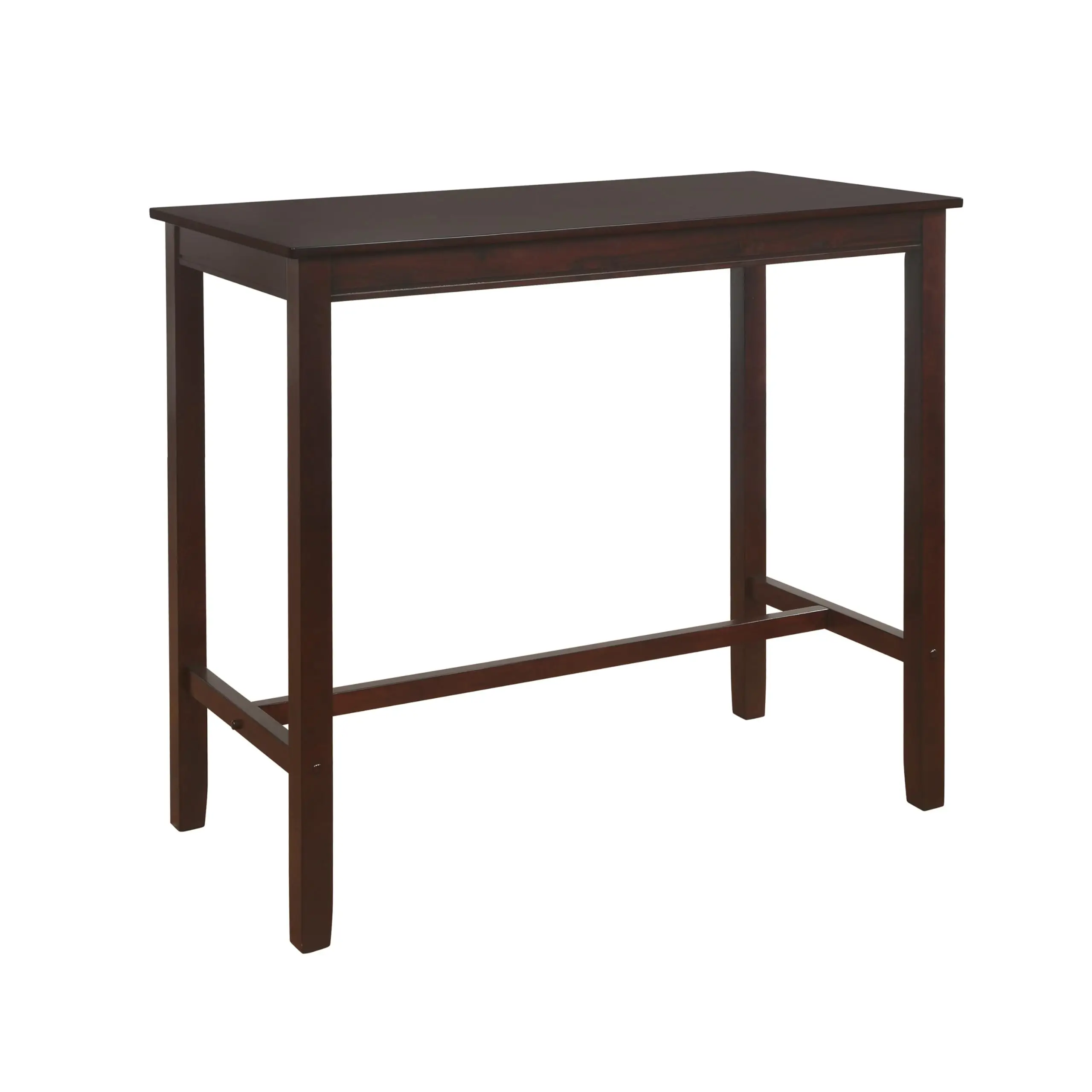 Dark Brown 36 Inch Tall Bar Height Table With Rectangular Top And Sturdy Legs
Dark Brown 36 Inch Tall Bar Height Table With Rectangular Top And Sturdy Legs