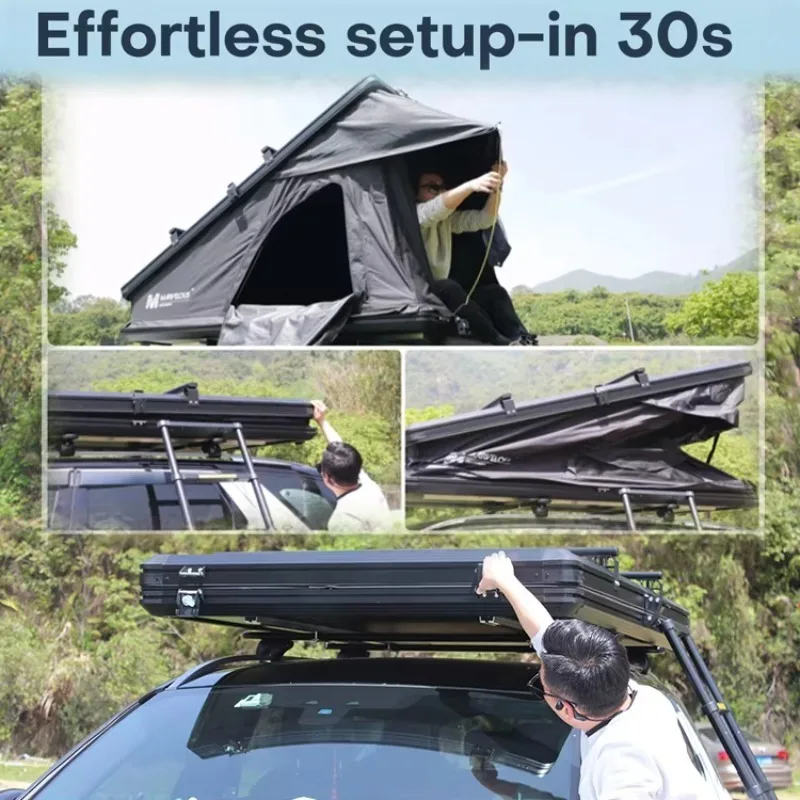 Inner X Hinge 2-3 Person Australia Triangle Roof Tent Hardshell Aluminum Car Roof Top Tent With Roof Rack For Solar Power Panel
Inner X Hinge 2-3 Person Australia Triangle Roof Tent Hardshell Aluminum Car Roof Top Tent With Roof Rack For Solar Power Panel