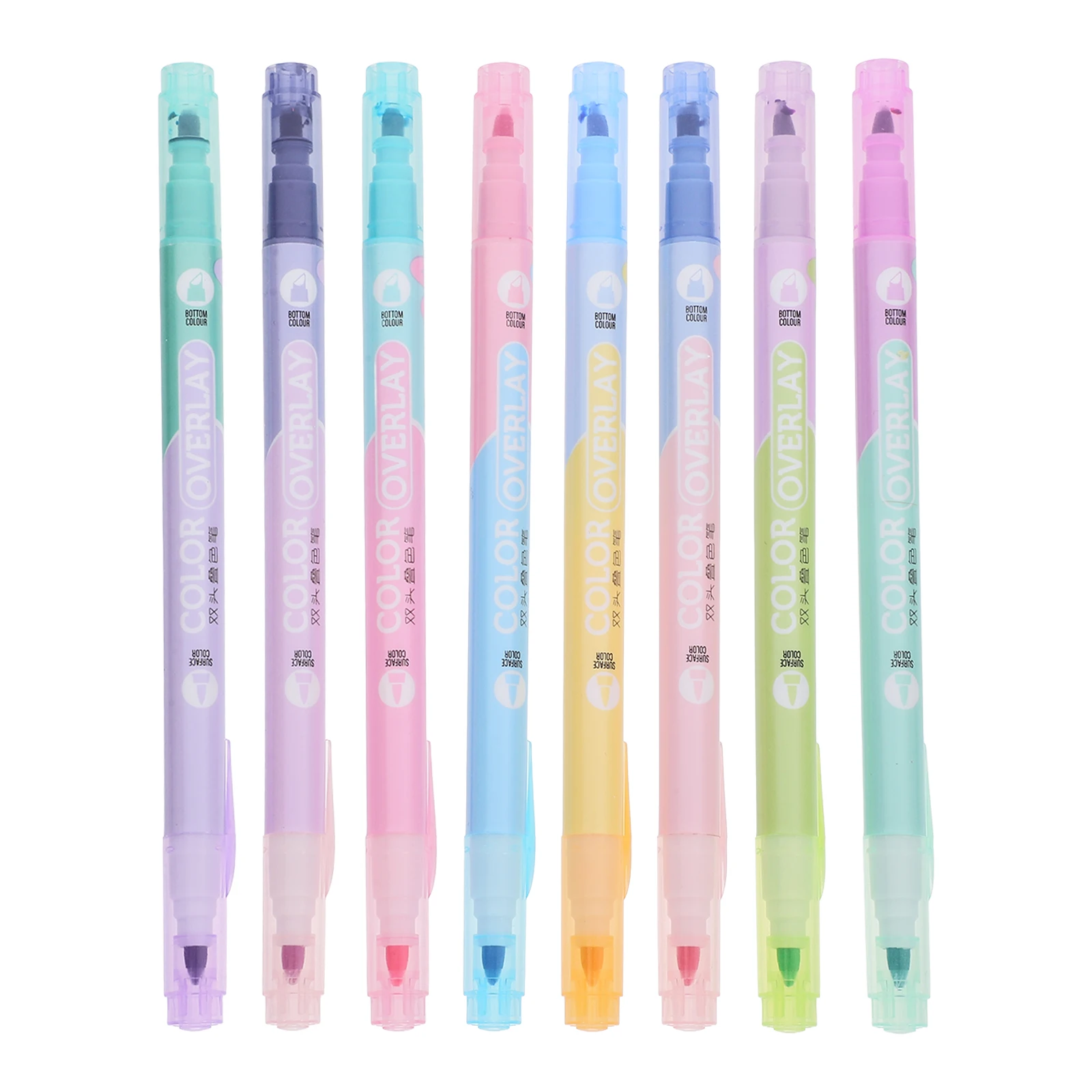 Markers Double Ended Highlighter Colorful Pens for Note Taking Translucent Plastic Cute
Markers Double Ended Highlighter Colorful Pens for Note Taking Translucent Plastic Cute