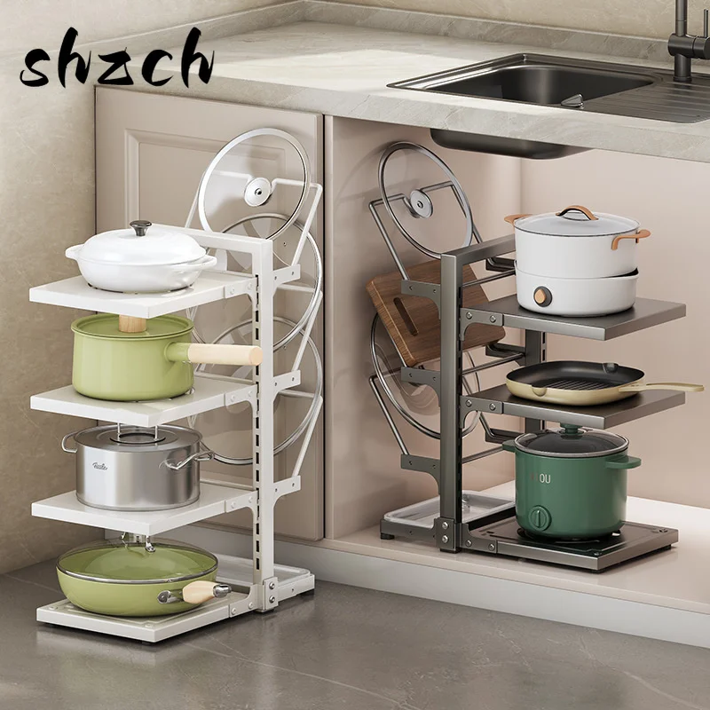 Multifunctional Kitchen Shelf Multi-Layer Pot Storage Rack Adjustable Cabinet Sink Shelf Pot Holder Frying Pan Bowl Organizer
Multifunctional Kitchen Shelf Multi-Layer Pot Storage Rack Adjustable Cabinet Sink Shelf Pot Holder Frying Pan Bowl Organizer