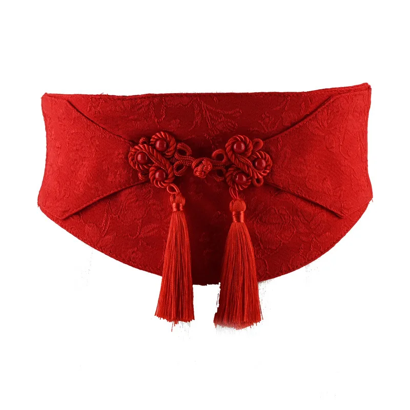 Китайские завязывающиеся пояса с кисточками для женщин, красный, черный эластичный корсет, винтажные нерегулярные пояса Cinturon Flores Niña
Китайские завязывающиеся пояса с кисточками для женщин, красный, черный эластичный корсет, винтажные нерегулярные пояса Cinturon Flores Niña