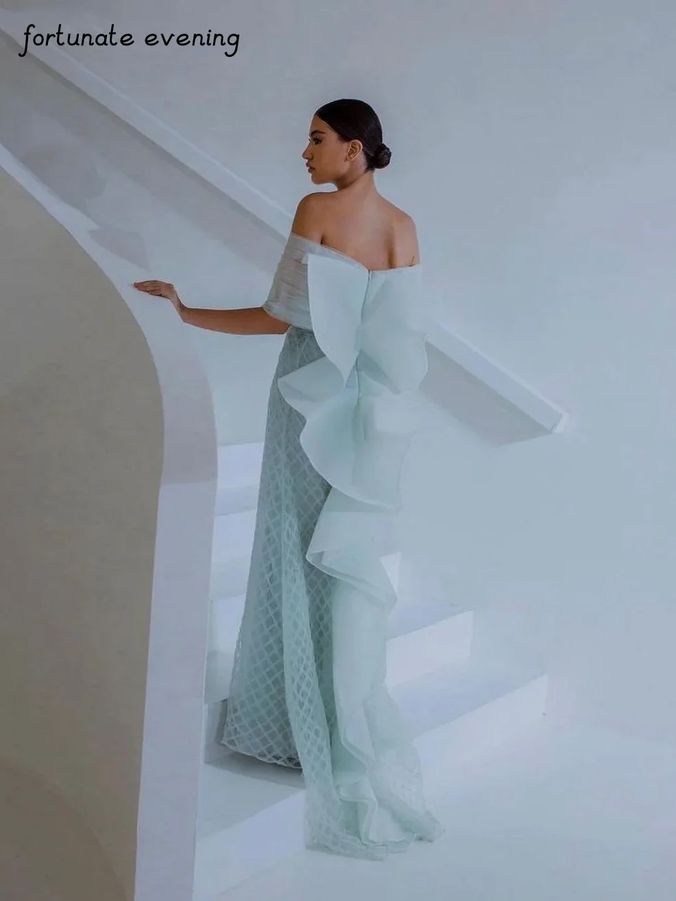 Fortunate Evening Elegant Vintage Green Bow Romantic Mermaid Boat Neck Fashion Formal Occasion Prom Dress Evening Party Gowns
Fortunate Evening Elegant Vintage Green Bow Romantic Mermaid Boat Neck Fashion Formal Occasion Prom Dress Evening Party Gowns