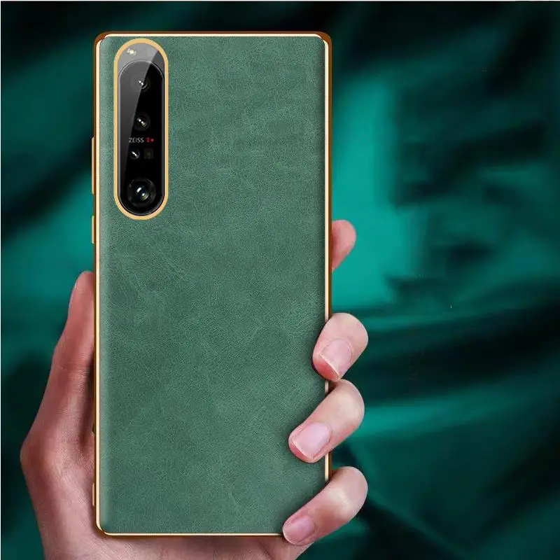 Coque For Sony Xperia 1 IV Plating Shockproof Leather Case For Xperia 1 IV 5G Ultra Slim Phone Cover For XQCT62-B Hard PC Cover
Coque For Sony Xperia 1 IV Plating Shockproof Leather Case For Xperia 1 IV 5G Ultra Slim Phone Cover For XQCT62-B Hard PC Cover