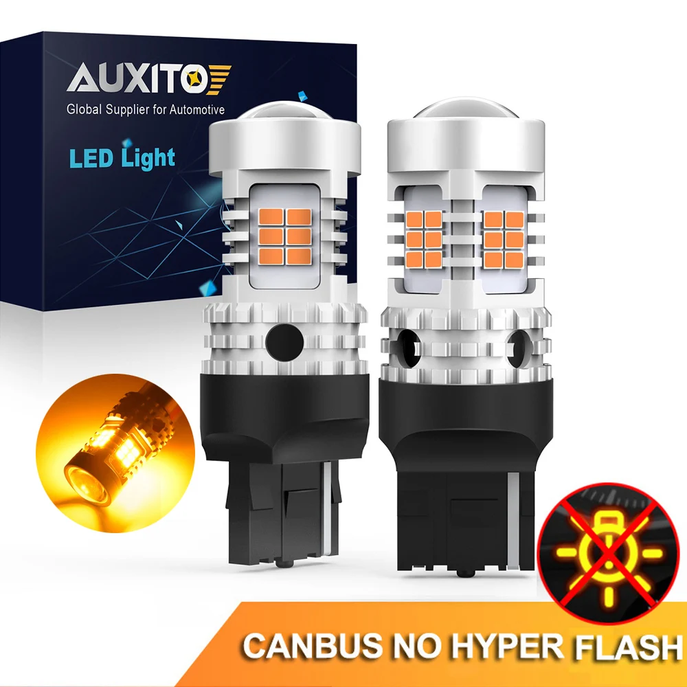 AUXITO 2x W21W WY21W LED Canbus T20 7440 7440NA LED Turn Signal Light Bulbs Error Free No Hyper Flash 26SMD Amber Yellow 12V LED
AUXITO 2x W21W WY21W LED Canbus T20 7440 7440NA LED Turn Signal Light Bulbs Error Free No Hyper Flash 26SMD Amber Yellow 12V LED
