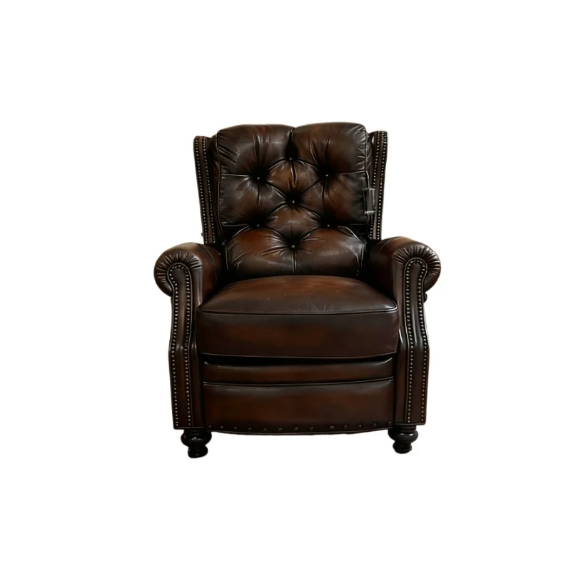 American retro leather chair, comfortable and casual single sofa chair, light luxury living room recliner
American retro leather chair, comfortable and casual single sofa chair, light luxury living room recliner