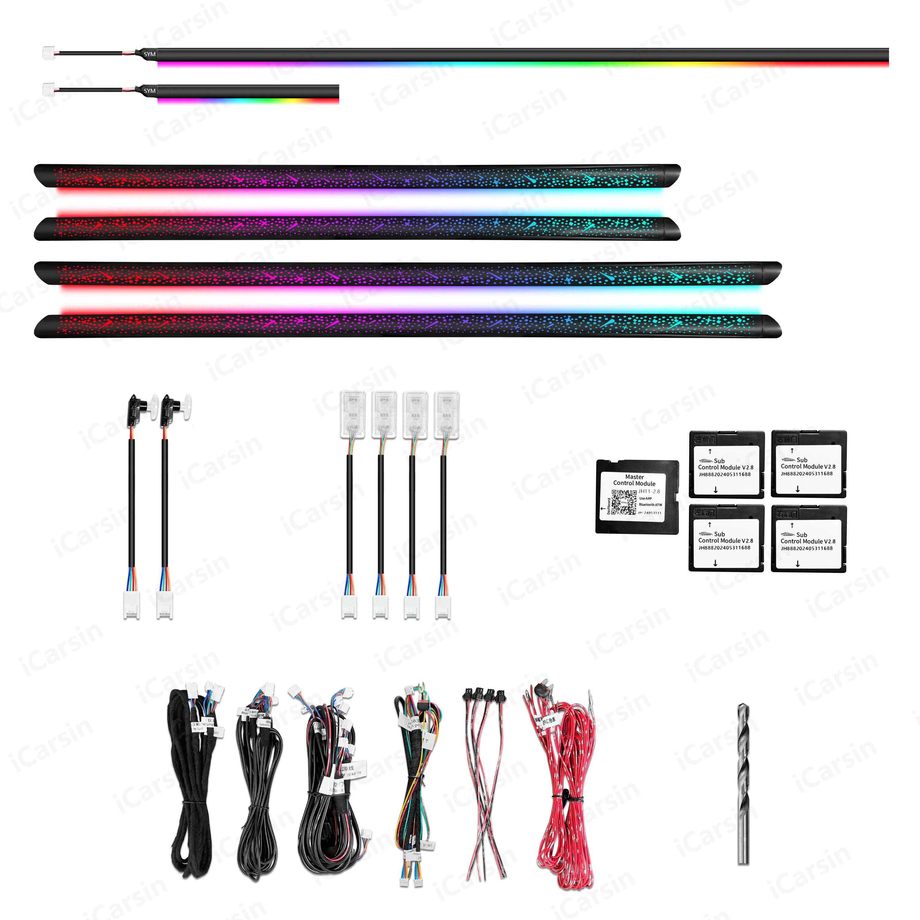 64 Color Star Dynamic Ambient Light for E90 3 Series 2006-2012 Interior Light Emitting Diode Upgrade Accessory Kit
64 Color Star Dynamic Ambient Light for E90 3 Series 2006-2012 Interior Light Emitting Diode Upgrade Accessory Kit