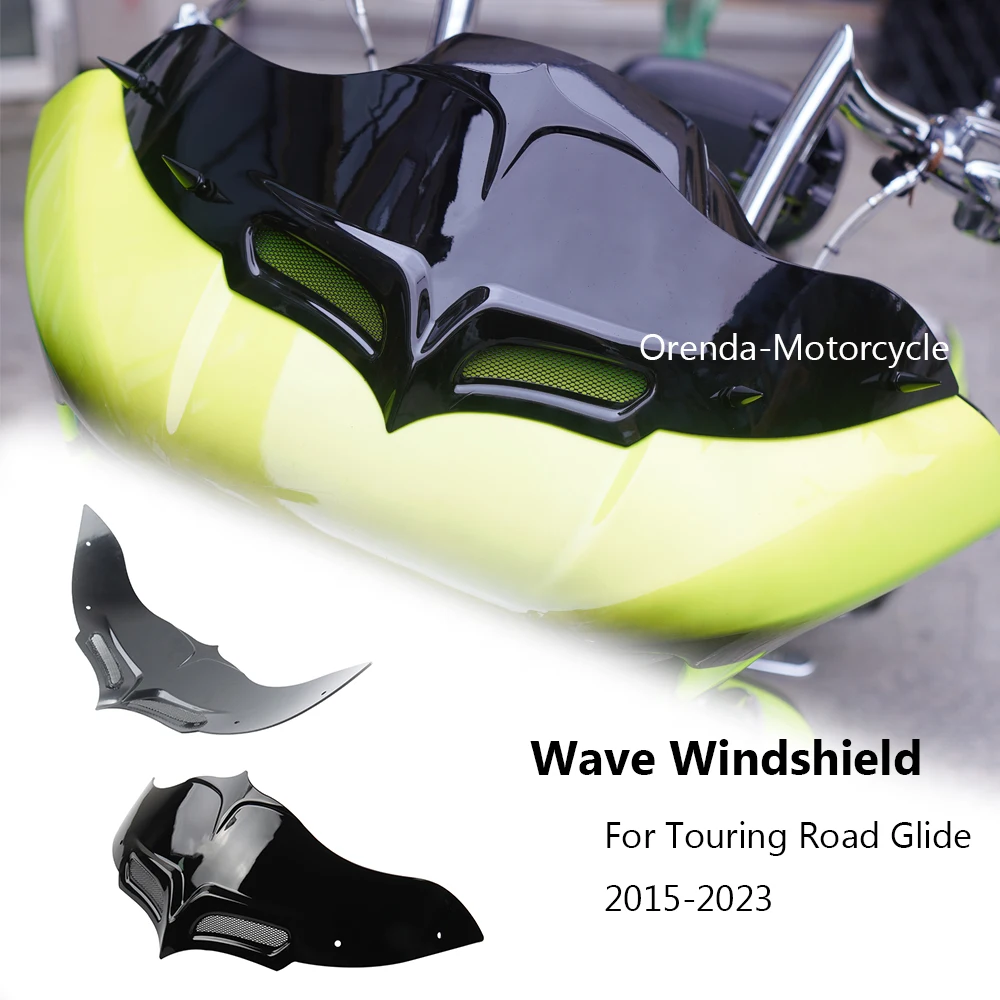 Motorcycle Black Windshields Deflector Fairing Upper Windscreen Wind Cover For Harley Touring Road Glide 2015-2023 2022 2021
Motorcycle Black Windshields Deflector Fairing Upper Windscreen Wind Cover For Harley Touring Road Glide 2015-2023 2022 2021