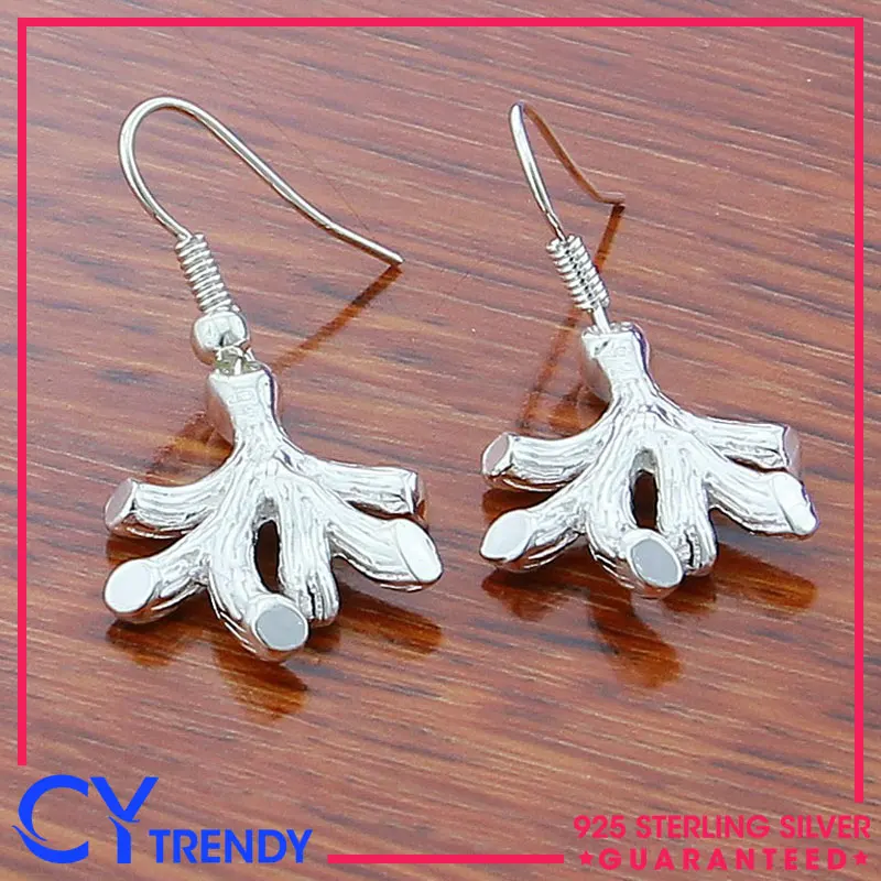 925 Sterling Silver Branches Stud Earrings For Women Wedding Party Gift Accessories Fashion Jewelry
925 Sterling Silver Branches Stud Earrings For Women Wedding Party Gift Accessories Fashion Jewelry