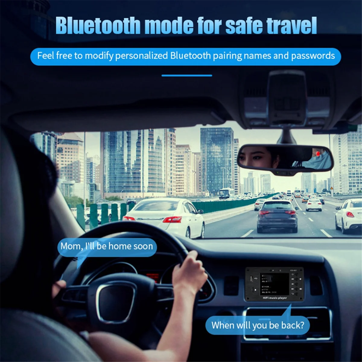 2,8-дюймовый цветной экран Bluetooth 5,1, автомобильная синхронизация, плата декодирования без потерь, время, будильник, FM-аудио декодер NND
2,8-дюймовый цветной экран Bluetooth 5,1, автомобильная синхронизация, плата декодирования без потерь, время, будильник, FM-аудио декодер NND