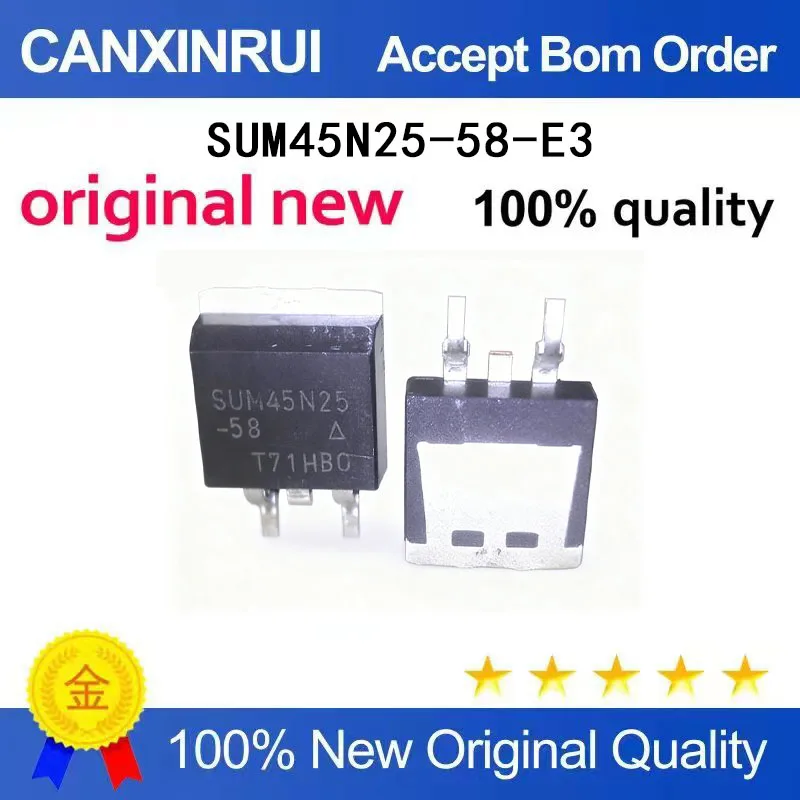 (5-100 Pieces) New stock SUM45N25-58-E3 SUM45N25 TO-263
(5-100 Pieces) New stock SUM45N25-58-E3 SUM45N25 TO-263