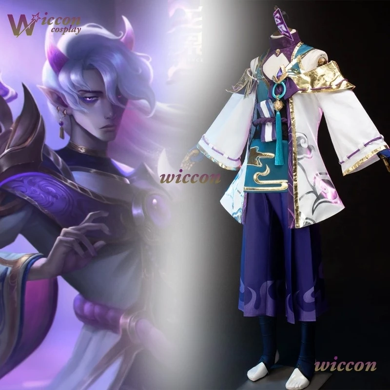 Игра YesOk LLOL Spirit Blossom Косплей Hwei Косплей Костюм Визитар Высокое Качество Полный Комплект Рога Взрослых Мужчин Хэллоуин Cos
Игра YesOk LLOL Spirit Blossom Косплей Hwei Косплей Костюм Визитар Высокое Качество Полный Комплект Рога Взрослых Мужчин Хэллоуин Cos