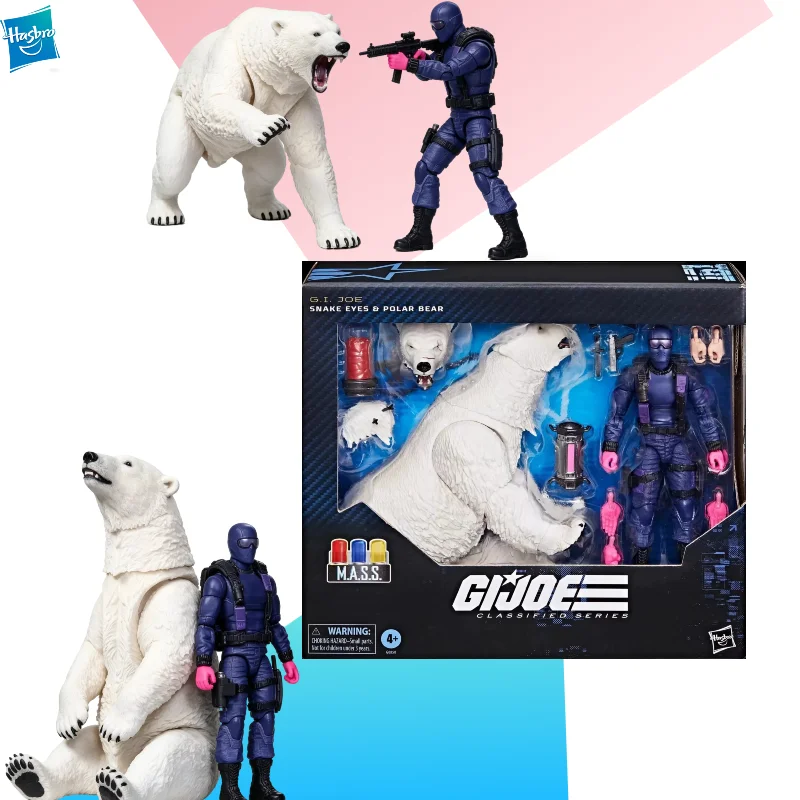 В НАЛИЧИИ】Hasbro G.I. Серия Джо Классифайд # Набор из 161 фигурки Snake Eyes и Polar Bear (6 дюймов) с 15 аксессуарами
В НАЛИЧИИ】Hasbro G.I. Серия Джо Классифайд # Набор из 161 фигурки Snake Eyes и Polar Bear (6 дюймов) с 15 аксессуарами